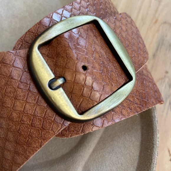 NWOT Arizona Jeans Co. Snake Skin Slides Size 9 - Picture 5 of 8